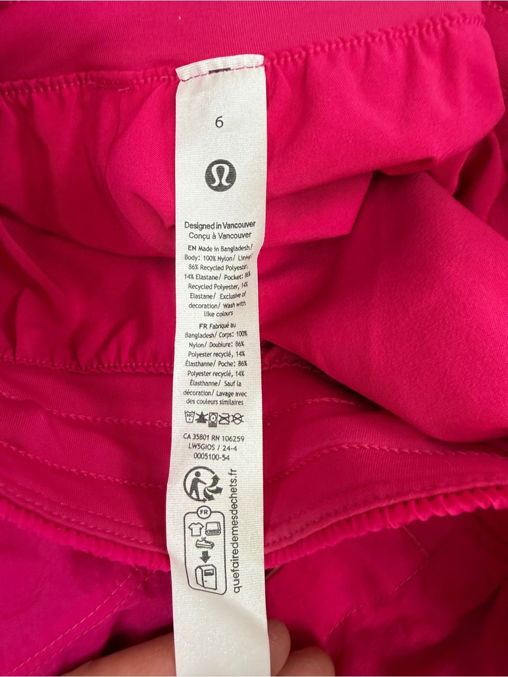 Lululemon License To Train Lightweight Jogger Pink NWT Size 6 - Picture 11 of 11